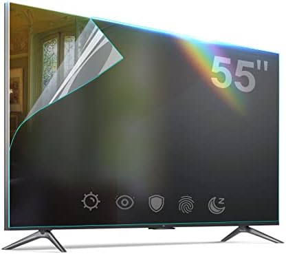 ZUONYUT 55 Hüvelyk Anti Kék Fény Szűrő Tükröződésmentes Fólia 55 cm-es TV, Anti-kék Fény tükröződésmentes képernyővédő fólia