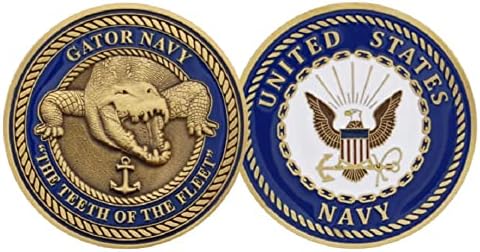 Egyesült Államok haditengerészete USN Aligátor Haditengerészet A Fogak A Flotta Kihívás Érme