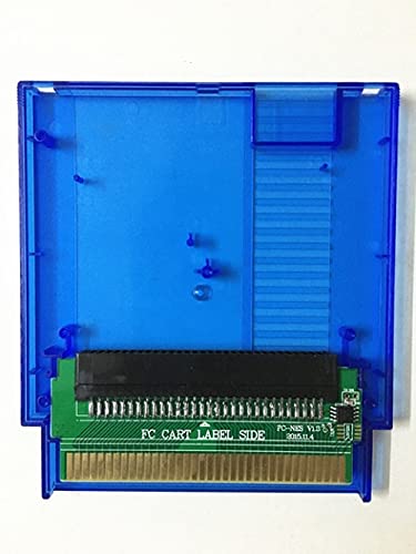 Aditi 72 Csapok Játék Patron Csere Műanyag Shell For NES (Világos Kék)