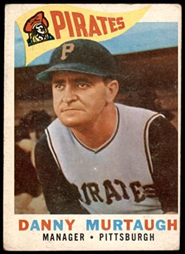 1960 Topps 223 Danny Murtaugh Pittsburgh Pirates (Baseball Kártya) Dean Kártyák 2 - JÓ Kalózok