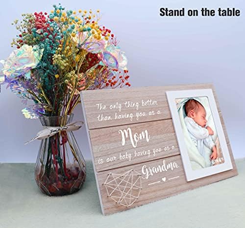 Terhesség Bejelentése Ajándék Anyának az Anya - Baba Mutatják Ajándék - Kép, Képkeret Ajándék Új Nagymama, Nagymama - az