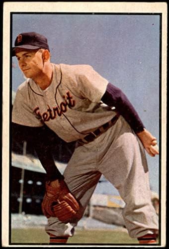 1953 Bowman 72 Ted Gray Detroit Tigers (Baseball Kártya) VG/EX Tigrisek