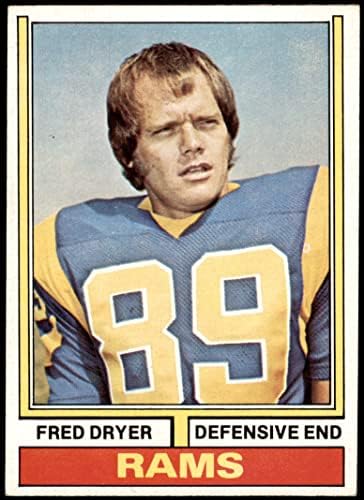 1974 Topps 471 Fred Szárító Los Angeles Rams (Foci Kártya) EX Ram San Diego St