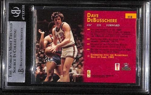 113 Dave DeBusschere - 1996 Topps Csillagok Kosárlabda Kártyák (Csillag) Osztályozott lenne beégés Auto - Aláíratlan Kosárlabda