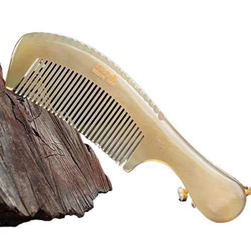 牛角梳子天然纯大号长发家用按摩梳牛角梳子女刻字生日礼物Horn comb természetes, tiszta, nagy, hosszú haj, otthoni masszázs comb horn comb