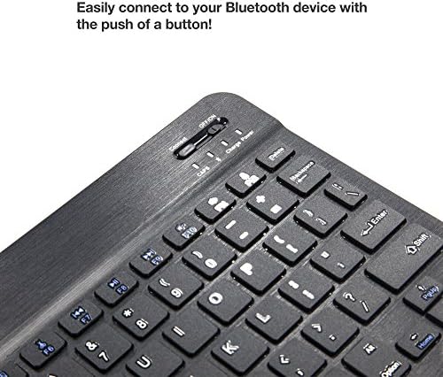 BoxWave Billentyűzet Kompatibilis Motorola Moto G73 - SlimKeys Bluetooth Billentyűzet, Hordozható Billentyűzet Beépített