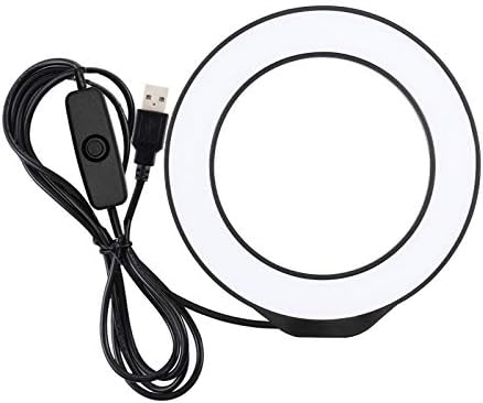 Mini Képkeret, LED Gyűrű Fény, PULUZ 4.7 hüvelykes 12cm USB Fehér Light LED Gyűrű Vlogging Fotózás Videó Fények az Önálló