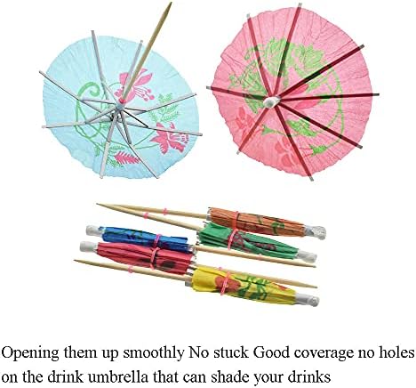 Yuyuvan Hawaii Esernyő Koktél Csákány 4inch Papír Napernyő Stick Elég Sokáig Helyezze be Gyümölcs Maradjon Nyitva Simán Nem