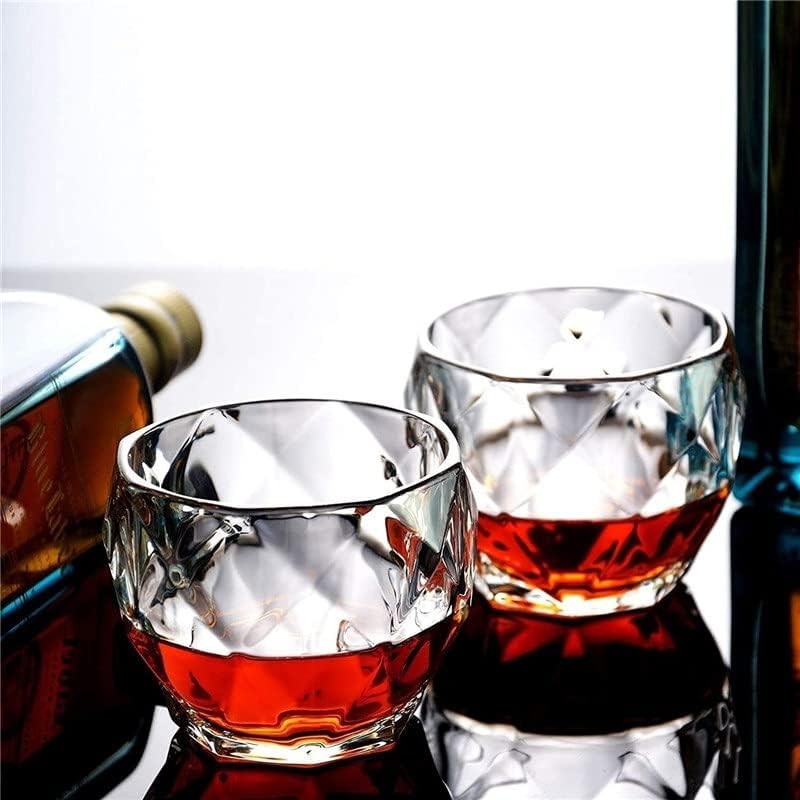 ZLXDP Whiskys Poharat, Készlet 6, 11 Oz, Szemüveg, Bourbon Szemüveg Koktélok Régimódi Ivás