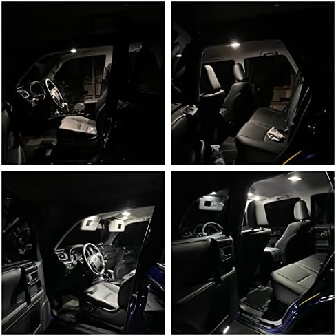 9pcs Fehér Belső LED Izzó Készlet Honda Civic 2001 2002 2003 2004 2005 Térkép Kupola Csomagtartóban Rendszámtábla Világítás