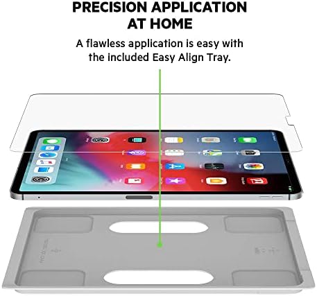 Belkin ScreenForce Edzett Üveg kijelző Védő fólia iPad Pro 9.7, 5. Generációs iPad, iPad 6 Gen iPad levegő/Levegő 2