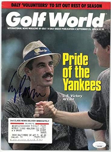 Corey Pavin aláírt Golf Világ Teljes Magazin 9/23/1994 - SZÖVETSÉG EE63389 (Az Elnökök Kupa) - Dedikált Golf Magazin