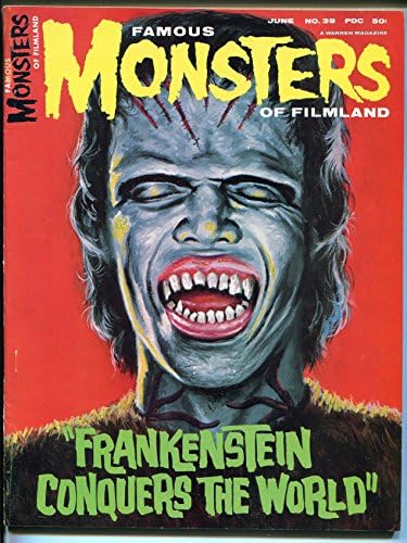 Híres Szörnyek Filmland 39 1966-Harryhausen-Vic Prezio-a Frankenstein-FN+