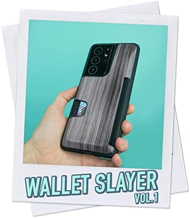 Smartish Galaxy S21 Ultra Tárca Esetben - Pénztárca Vadász Vol. 1 [Védő Markolat Hitel Kártya-tartó Fedelét Samsung] (Selyem)