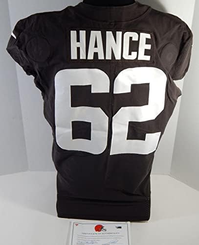 2020 Cleveland Browns Blake Hance 62 Játék Használt, Barna Gyakorlat Jersey 46 359 - Aláíratlan NFL Játék Használt Mezek