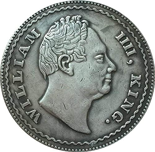 1834-Ben A Brit Érme Tiszta Réz Bevonatú Ezüst Rock Érmék Kézműves CollectionCoin Gyűjtemény Emlékérme