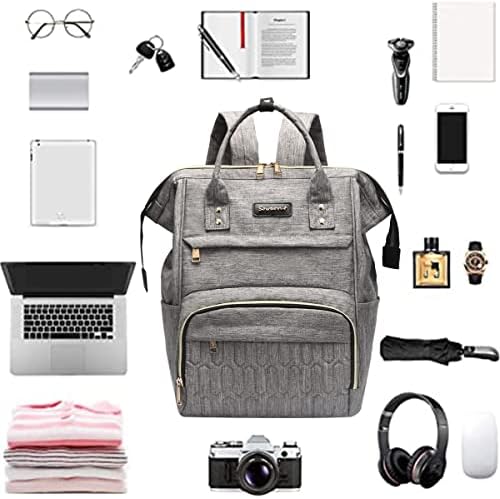 Sowaovut Laptop Hátizsák 15.6 Inch Alkalmi Daypack Vízálló Üzleti Utazási Hátizsák Nők, férfiak