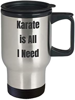 Karate Utazási Bögre Kávét Vicces Ajándék Férfiaknak, Nőknek Sensei-Tanár, Diák Újdonság, Vicc Vicc Szükségem