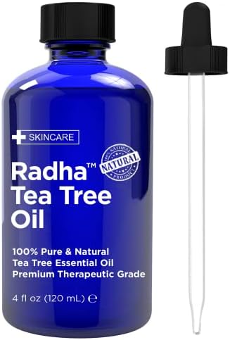 Radha Szépség Ausztrál teafa illóolaj 4 oz. - Pure & Natural Terápiás Osztály - Nagy Szappan, Sampon, tusfürdő, Aromaterápiás