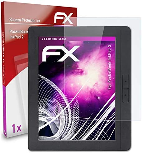 atFoliX Műanyag Üveg Védőfólia Kompatibilis Pocketbook InkPad 2 Üveg Protector, 9H Hibrid-Üveg FX Üveg kijelző Védő fólia,