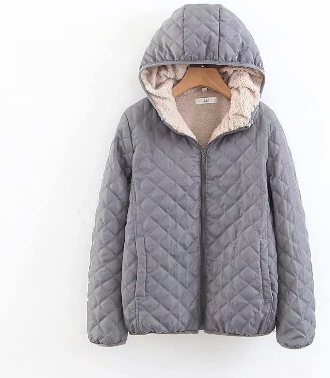 Női Téli Kabát Cipzár Elülső Hoode Meleg Alkalmi Raglan Bomber Kabát Zsebébe Coat Kabátok Outwear