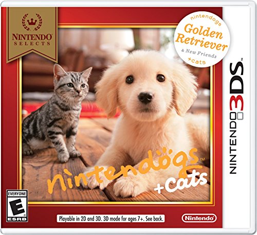 Nintendo Selects: Nintendogs + Cats: Golden Retriever, Új Barátok - Nintendo 3DS (Felújított)