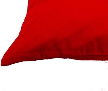 Vörös Párnahuzat Ágy, Párna-Fedezze 20x36 inch (50x90 cm) Poliészter, Téglalap alakú, King Size Párna Fedezze CSAK