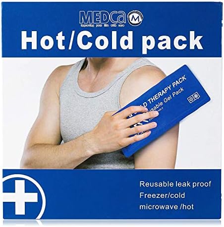 Újrafelhasználható Forró Hideg Borogatást a fájdalomcsillapítás - 5 x 10, Soft & Kényelmes Ice Csomag Sérülések, Helyreállítási,