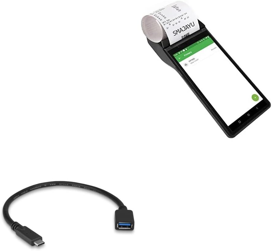 BoxWave Kábel Kompatibilis SMAJAYU Android 10 Kézi POS Terminál - USB Bővítő Adapter, Hozzá Csatlakoztatott USB Hardver A