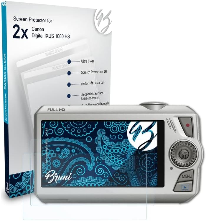 Bruni képernyővédő fólia Kompatibilis Canon Digital IXUS 1000 HS/PowerShot SD4500 a Védő Fólia, Crystal Clear Védő Fólia