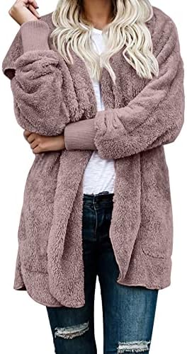 Xiloccer Női Kabátok 2022 Nők Gyapjú Plus Size Sweatershirt Kapucnis Pulóver, Meleg Plüss Kabát Dzseki Kapucnis Felső Outwear