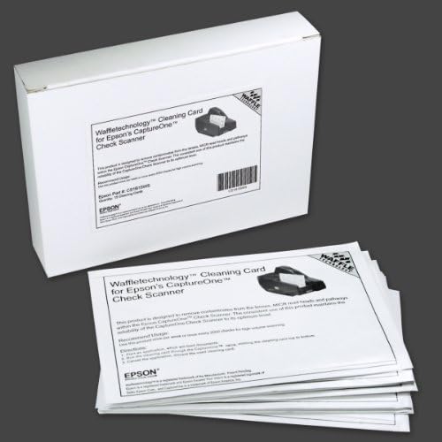 Waffletechnology Tisztítás Kártya Epson CaptureOne™ Ellenőrizze a Szkenner (15 Lap)