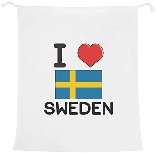 Azeeda 'Szeretem Svédország' Mosoda/Mosógép/Tároló Táska (LB00021367)