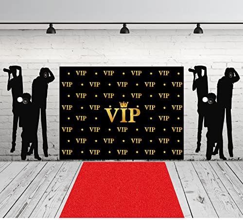 6,5 x 5 ft VIP Fotózás Háttérben Vörös Szőnyegen Hátteret, Film Film Banner Paparazzi Kellékek Fél Tartozékot, majd Futó
