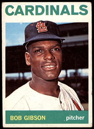 1964 Topps 460 Bob Gibson St. Louis Cardinals (Baseball Kártya) Dean Kártyák 2 - JÓ Bíborosok