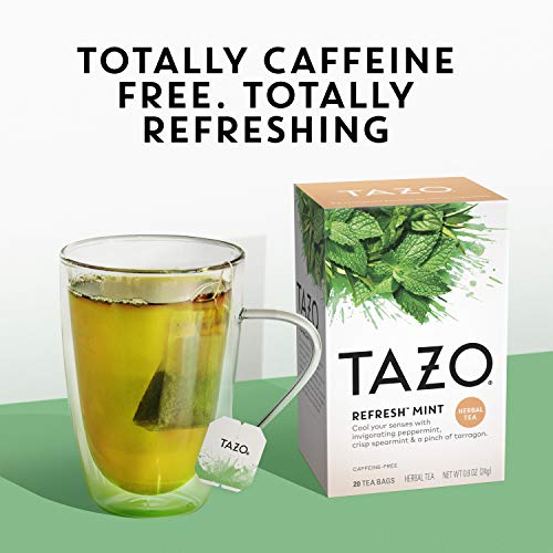 TAZO FRISSÍTÉS Menta Gyógynövény Tea koffeinmentes 20 Gyógynövény Tea