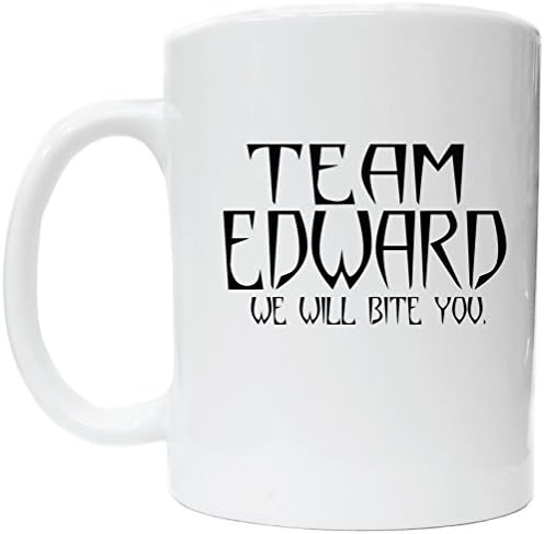 Team Edward! Egyedi Fehér Kerámia Kávés Bögre [Konyha]