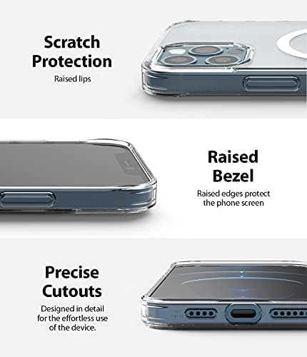 Ringke Fusion Mágneses Kompatibilis az iPhone 12 Pro Max burkolata, Nehéz Áttetsző Matt Vissza Ütésálló Puha TPU Lökhárító