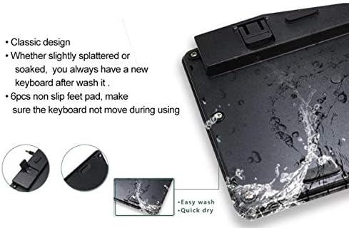 BoxWave Billentyűzet Kompatibilis az ASUS VivoBook 17X (K1703) - AquaProof USB Billentyűzet, Mosható, Vízálló Vízálló USB