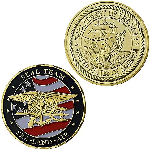 Katonai Érme Seal Szuvenír Osztály A Haditengerészet Gyűjthető Ajándék Aranyozott USA Katonai Kihívás Érme