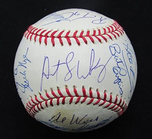 2012 Joe DiMaggio Játék Multi-Dedikált OML Baseball - Dedikált Baseball