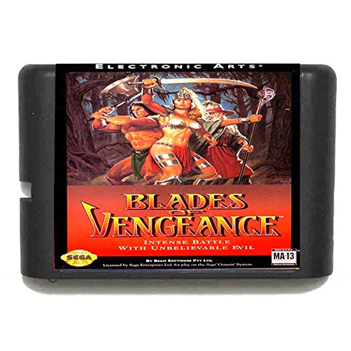 Lksya Blades Of vengeance a 16 bites Sega MD Játék Kártya Mega Drive Genesis videojáték-Konzol PAL USA JAPÁN (JAPÁN Shell)