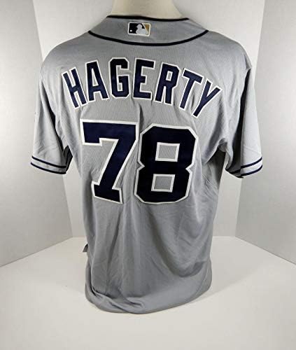 San Diego Padres Jason Hagerty 78 Játék Kiadott Szürke Jersey - Játék Használt MLB Mezek