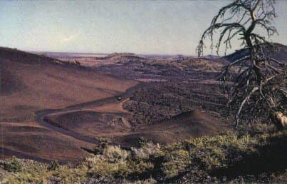 Kráterek A Holdon Nemzeti Emlékmű, Idaho Képeslap