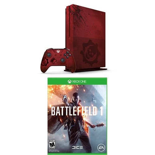 Xbox S Egy 2 tb-os Konzol - Gears of War 4 Limited Edition Csomag + Battlefield 1 Játék