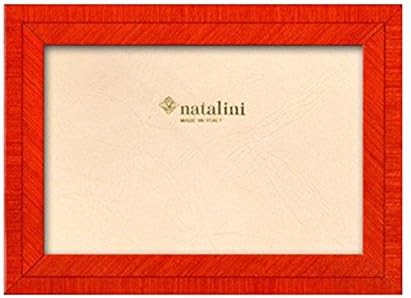 Natalini 5 X 7 Narancs Fa Keretben Made in Italy