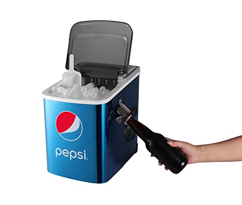 CURTIS Pepsi 26 Kg Rozsdamentes Acél Jég Készítő Beépített Sörnyitó Kék ICE147PEP