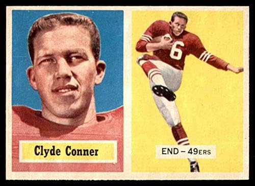 1957 Topps 78 Clyde Conner San Francisco 49ers (Foci Kártya) NM-es, 49-Csendes -