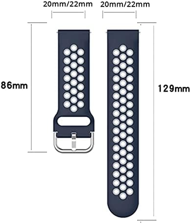 INFRI Szíj 20 22mm Egyetemes Okos Csukló Zenekar Sport Karkötő Watchband