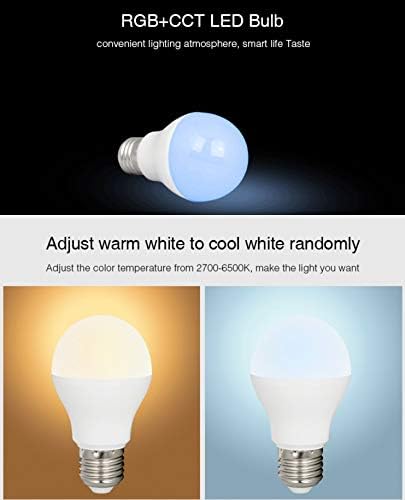 Hibajelző Lámpa 6W, RGB+CCT LED Izzó WiFi Lámpa Szín Eredeti Hibajelző Lámpa Meleg Fehér Szabályozható Távoli Alkalmazás